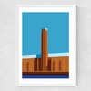 Tate Modern Medium White Frame