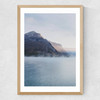 Lake Mist I Medium Oak Frame