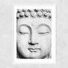 Siddhartha II Narrow White Frame