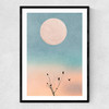 Waking Up Warm Narrow Black Frame