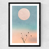 Waking Up Warm Medium Black Frame