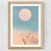 Waking Up Warm Wide Oak Frame