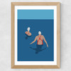 Wild Swimmers II Wide Oak Frame