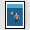 Wild Swimmers II Medium Black Frame