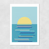 Sunrise In Ahrenshoop Unframed Print