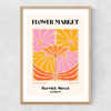 Berwick Street Flower Market Narrow Oak Frame