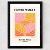 Berwick Street Flower Market Wide Black Frame