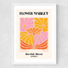 Berwick Street Flower Market Medium White Frame