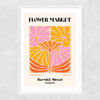 Berwick Street Flower Market Narrow White Frame