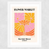 Berwick Street Flower Market Wide White Frame