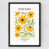 Hyde Park II Medium Black Frame