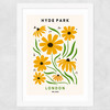 Hyde Park II Wide White Frame