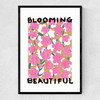 Blooming Beautiful Narrow Black Frame