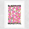 Blooming Beautiful Wide White Frame