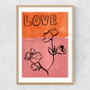 Blossom Love Narrow Oak Frame