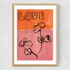 Blossom Love Medium Oak Frame