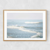 It Comes In Waves Narrow Oak Frame