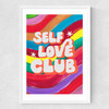 Rainbow Club by Keren Parmley Medium White Frame