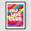 Rainbow Club by Keren Parmley Narrow Black Frame