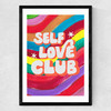 Rainbow Club by Keren Parmley Medium Black Frame