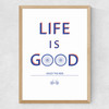 Life Is Good Bicycle Medium Oak Frame