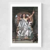Rise And Slay Medium White Frame