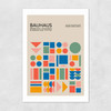 Bauhaus Colour Blocks Unframed Print