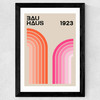 Bauhaus Rainbow Wide Black Frame