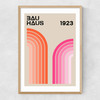 Bauhaus Rainbow Narrow Oak Frame