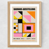 Geometric Bauhaus Wide Oak Frame