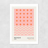 Pink Bauhaus Unframed Print