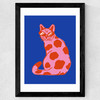 Groovy Cat Wide Black Frame