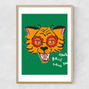 Groovy Tiger Narrow Oak Frame