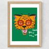 Groovy Tiger Wide Oak Frame