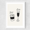 Routines Medium White Frame
