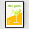Margarita Cocktail Medium Black Frame