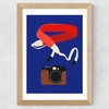 Digi-Cam Wide Oak Frame