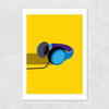 Headphones by Sean Butler Unframed Print