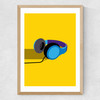 Headphones by Sean Butler Medium Oak Frame