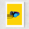 Headphones by Sean Butler Medium White Frame