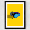 Headphones by Sean Butler Wide Black Frame