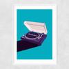 Technics Deck Narrow White Frame