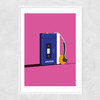 Walkman Narrow White Frame