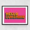 Hello Sunshine by Limbo and Ginger Narrow Black Frame