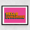Hello Sunshine by Limbo and Ginger Medium Black Frame