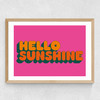 Hello Sunshine by Limbo and Ginger Medium Oak Frame