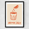 Orange Juice Medium Black Frame