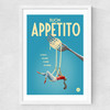Buon Appetito Medium White Frame
