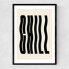 Chill by Luxe Poster Co Narrow Black Frame