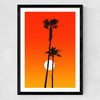 Paradiso (Orange) Medium Black Frame